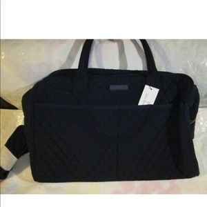 Vera Bradley Navy Weekender NWT